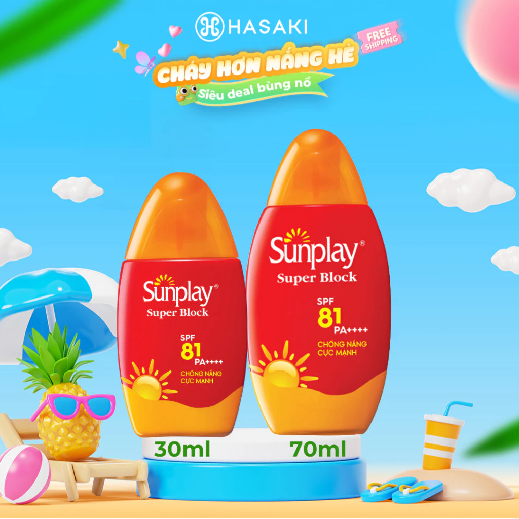 Sữa Chống Nắng Sunplay Super Block Dưỡng Da SPF81 PA++++